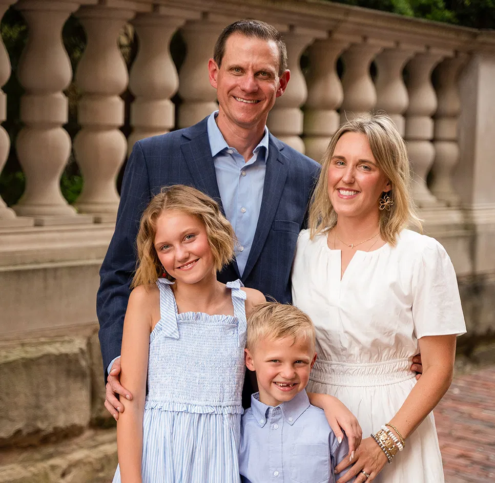 Pastor Adam Burton and Family Photo